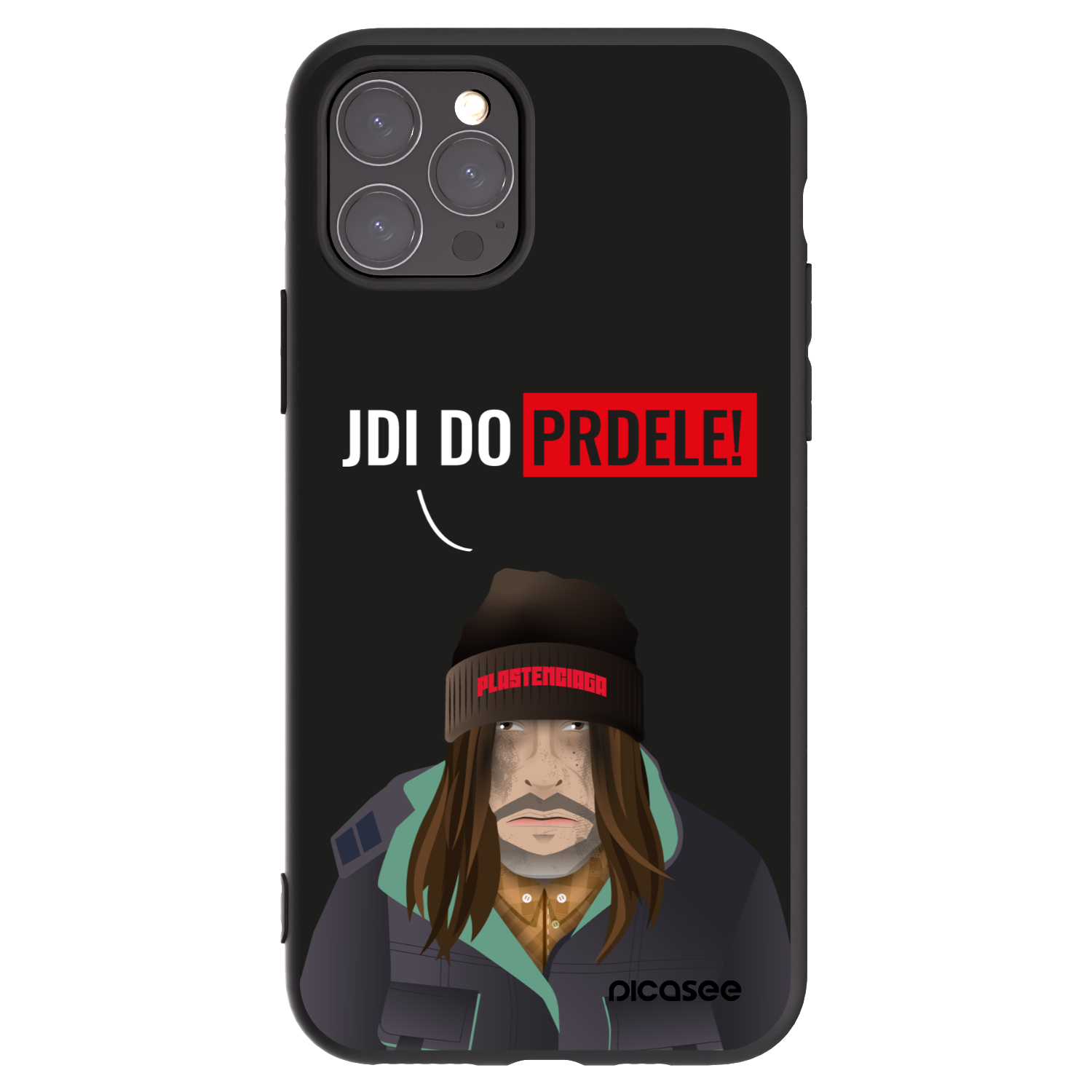 Picasee silikonski črni ovitek za Apple iPhone 11 Pro - Bezďák