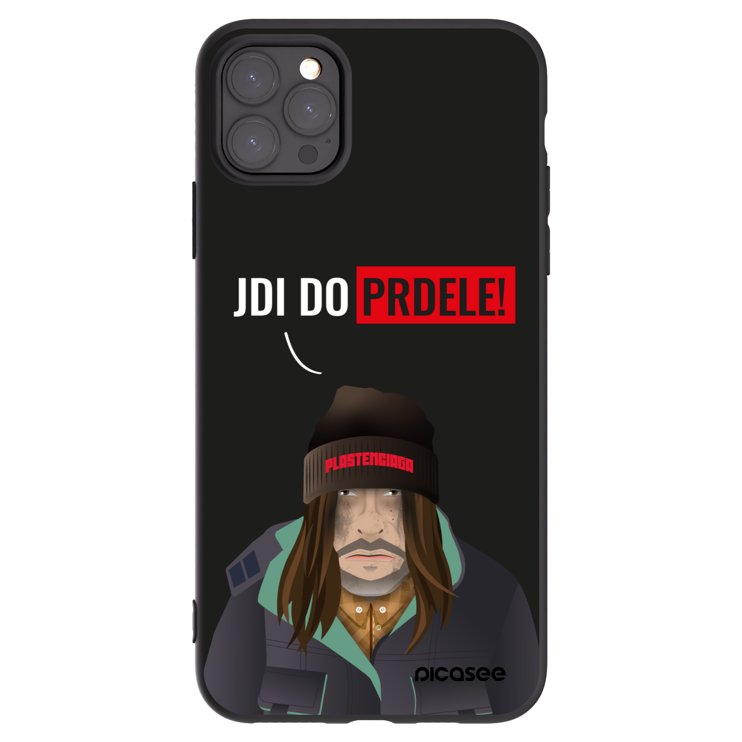 Picasee silikonski črni ovitek za Apple iPhone 11 Pro Max - Bezďák