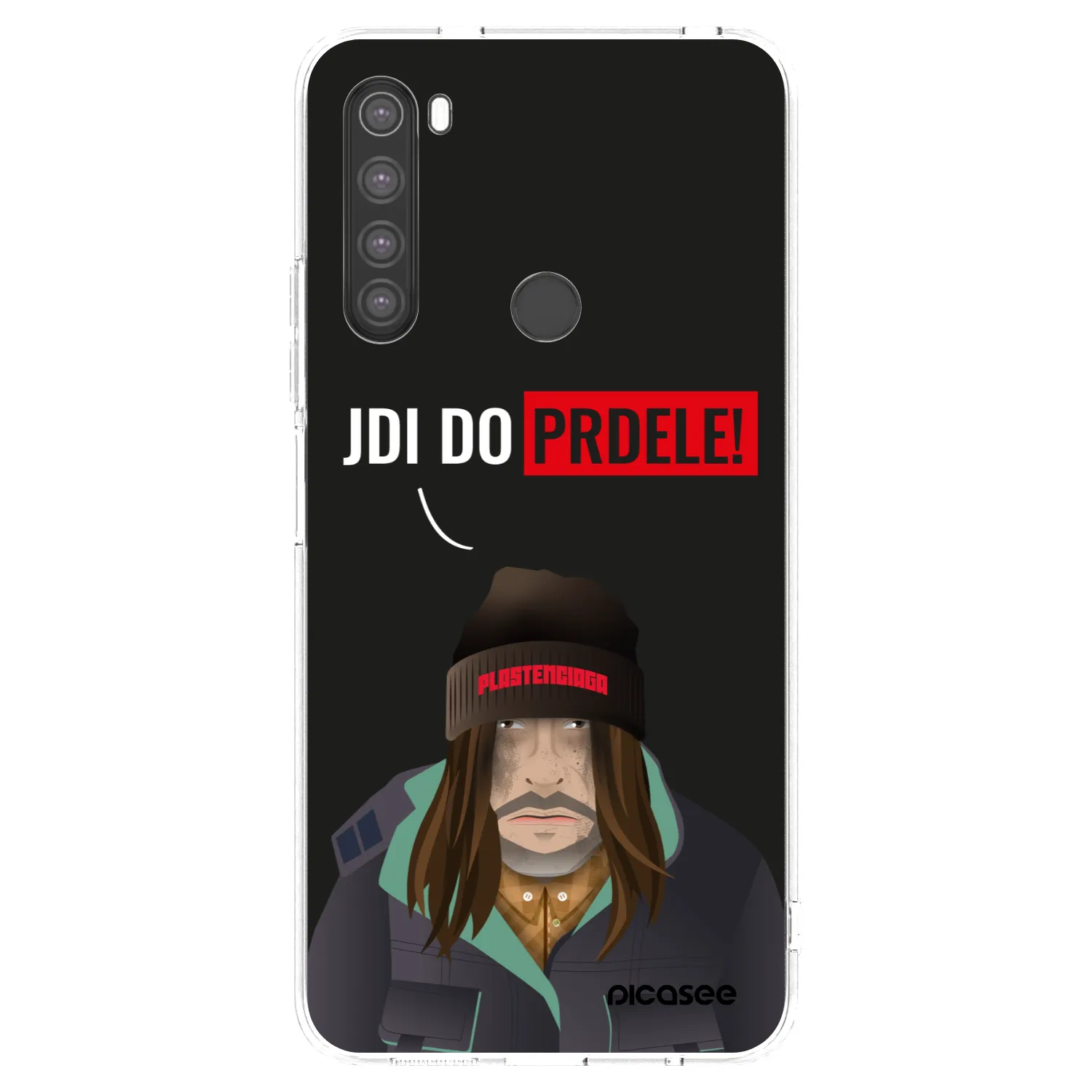 Picasee silikonski prozorni ovitek za Xiaomi Redmi Note 8 - Bezďák
