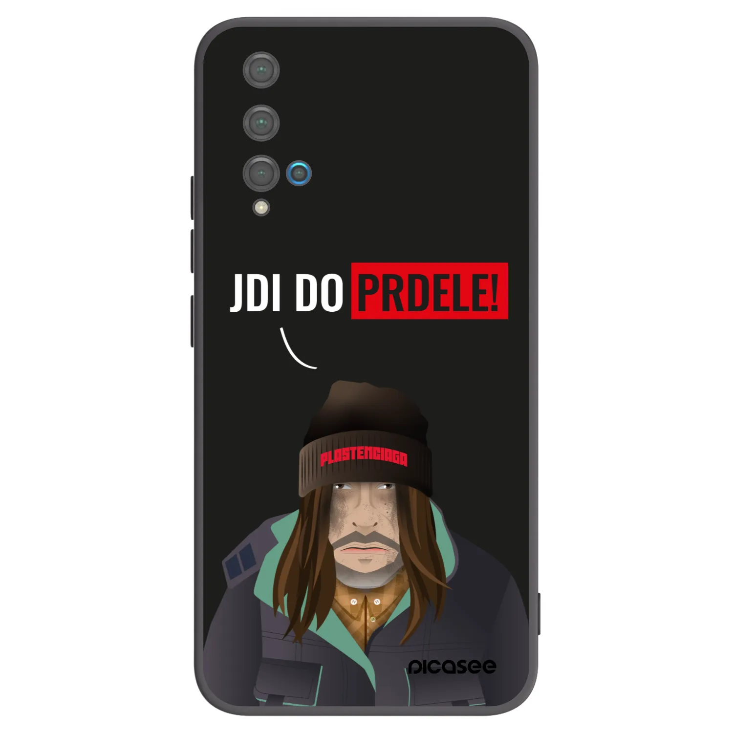 Picasee silikonski črni ovitek za Huawei Nova 5T - Bezďák