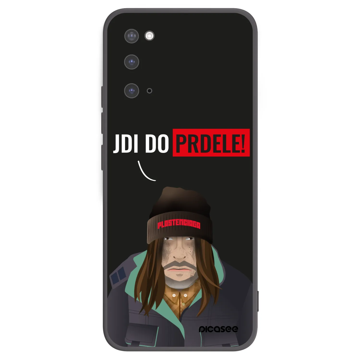 Picasee silikonski črni ovitek za Samsung Galaxy S20 G980F - Bezďák