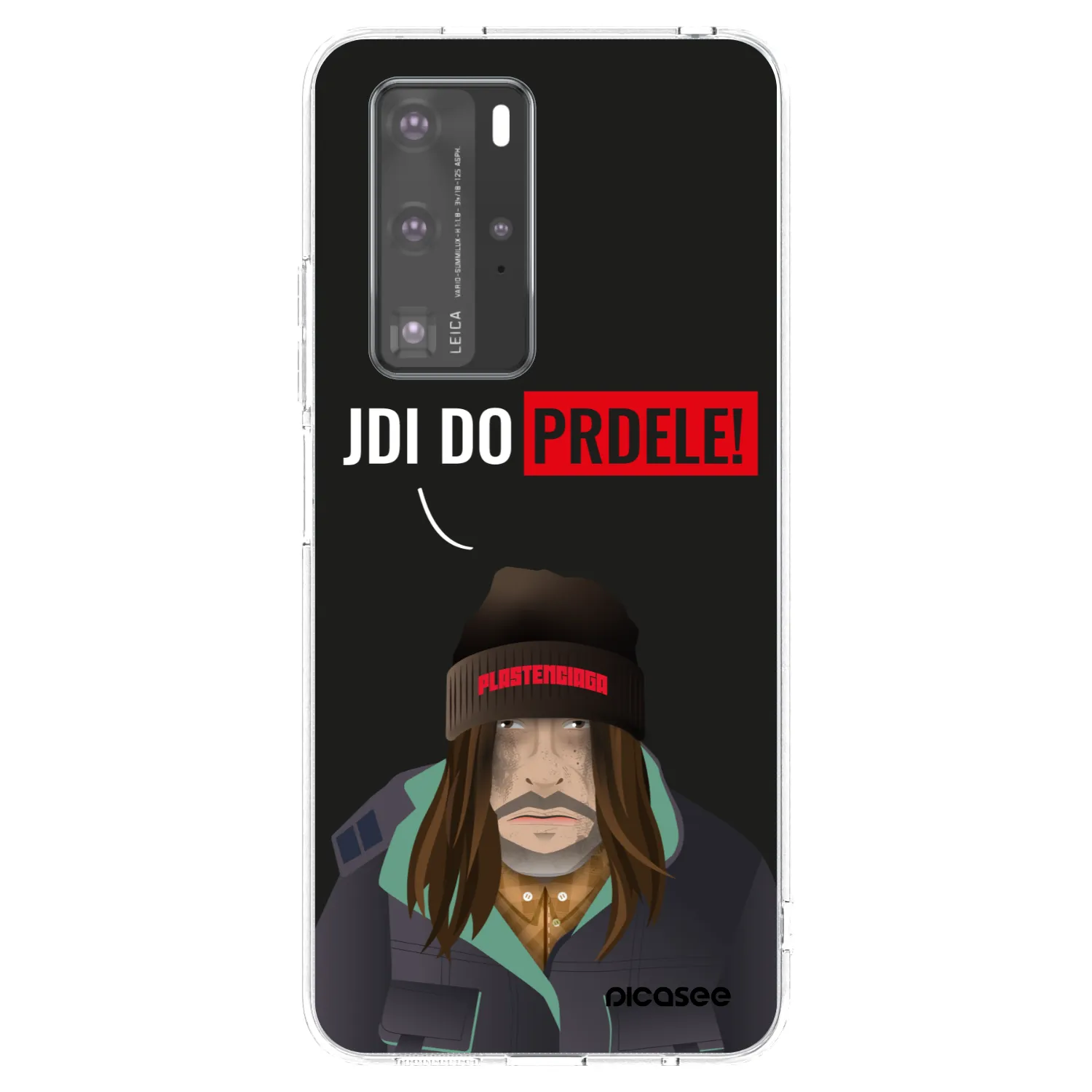 Picasee silikonski prozorni ovitek za Huawei P40 Pro - Bezďák