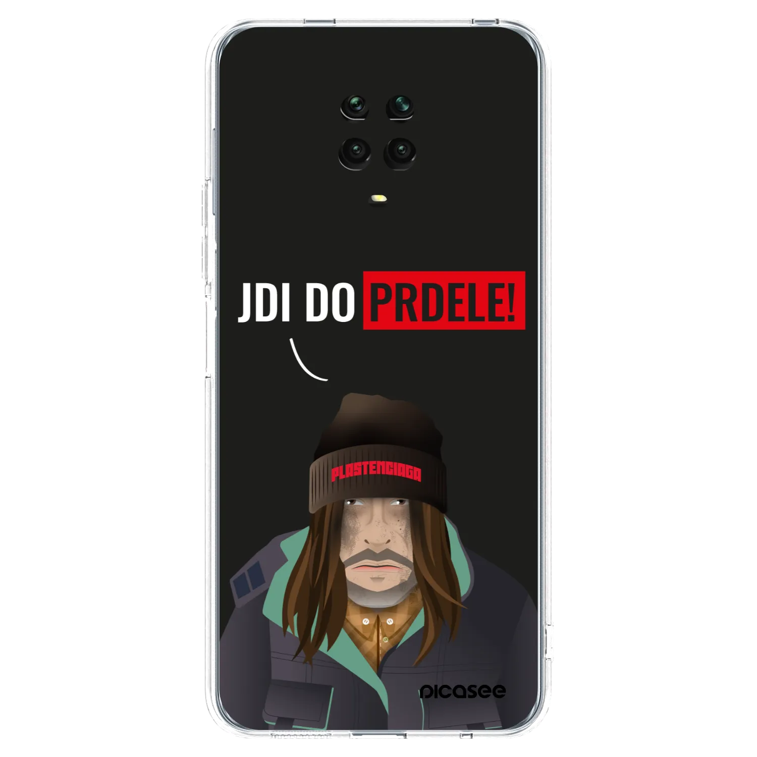 Picasee silikonski prozorni ovitek za Xiaomi Redmi Note 9S - Bezďák