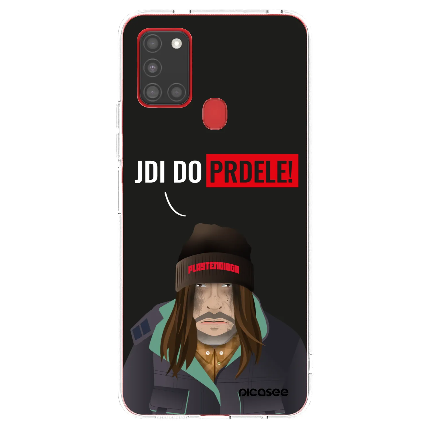 Picasee silikonski prozorni ovitek za Samsung Galaxy A21s - Bezďák