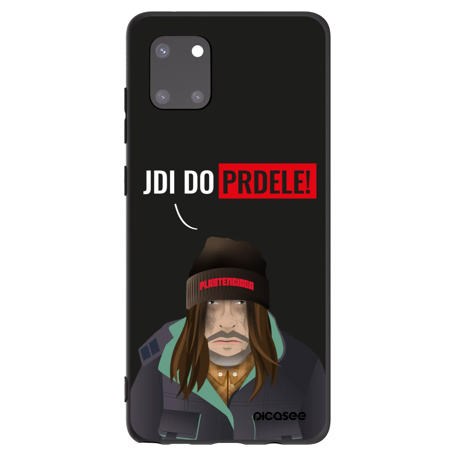 Picasee silikonski črni ovitek za Samsung Galaxy Note 10 Lite N770F - Bezďák