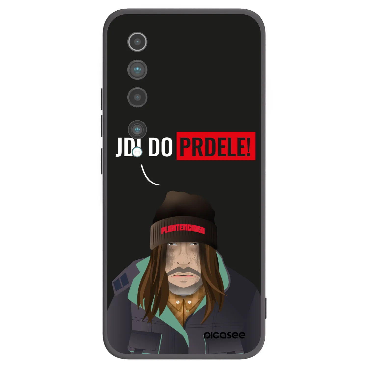 Picasee silikonski črni ovitek za Xiaomi Mi 10 - Bezďák