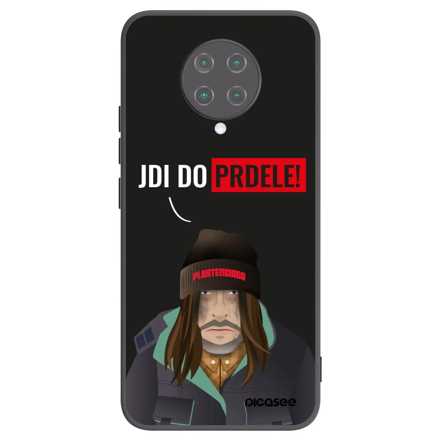 Picasee silikonski črni ovitek za Xiaomi Poco F2 Pro - Bezďák