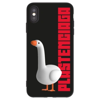 Picasee silikonski črni ovitek za Apple iPhone XS Max - Kiky Ricky