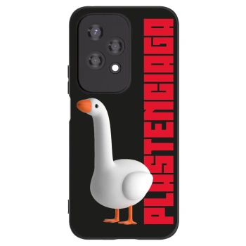 Picasee silikonski črni ovitek za Honor 200 Lite - Kiky Ricky