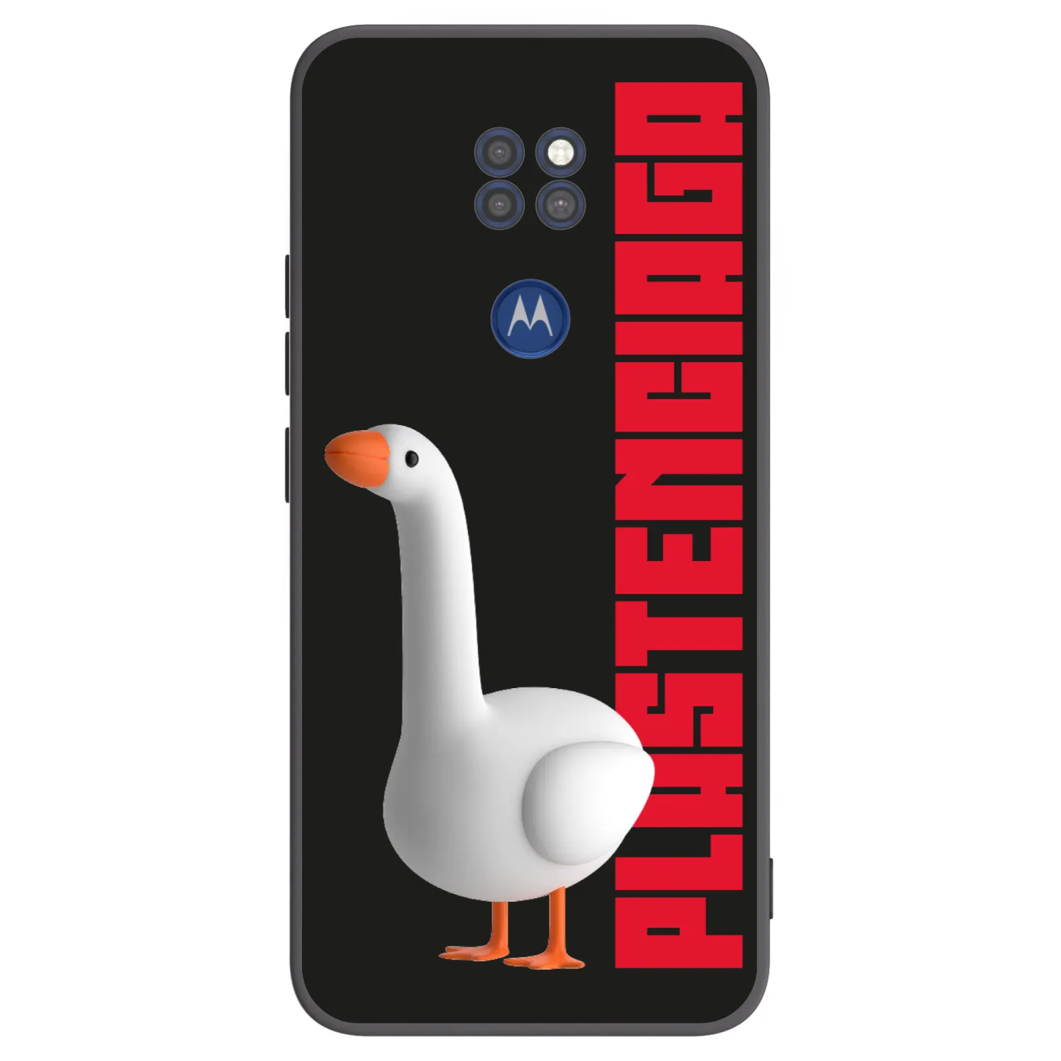 Picasee silikonski črni ovitek za Motorola Moto G9 Play - Kiky Ricky