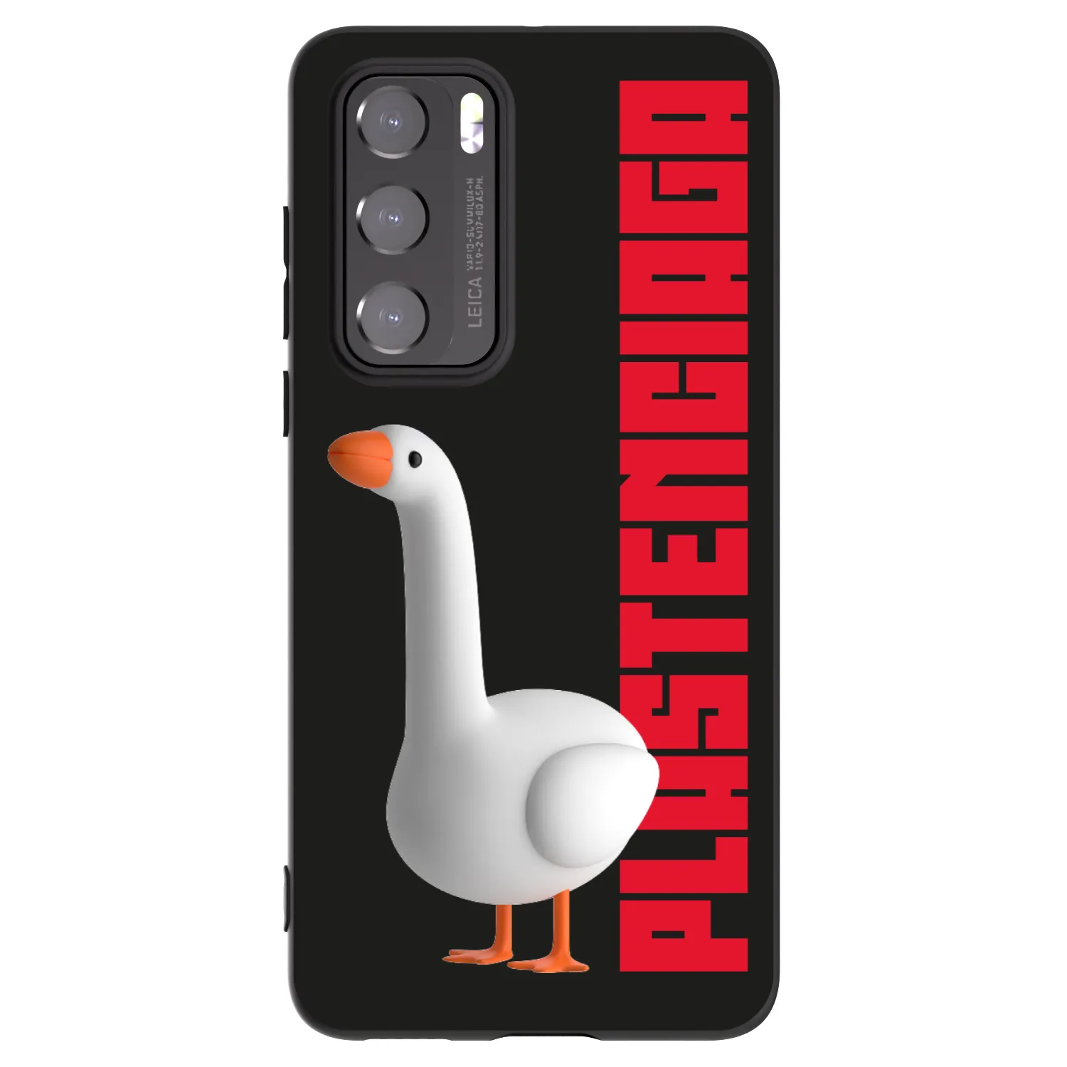 Silikonski črni ovitek za Huawei P40 - Kiky Ricky