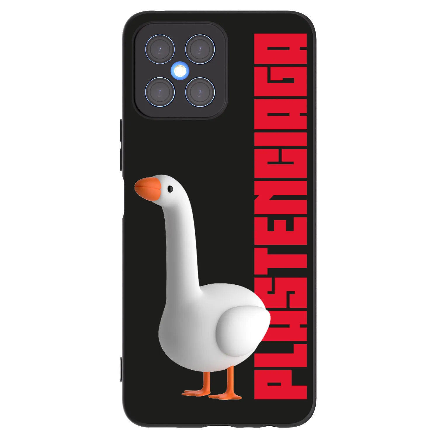 Picasee silikonski črni ovitek za Honor X8 4G - Kiky Ricky