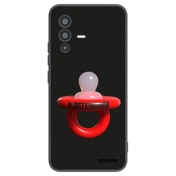 Picasee silikonski črni ovitek za Vivo V23 5G - Le Dudel