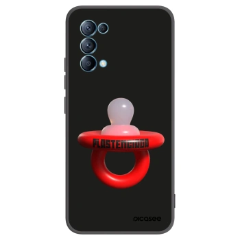 Picasee silikonski črni ovitek za OPPO Reno 5 5G - Le Dudel