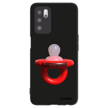 Picasee silikonski črni ovitek za OPPO A16 - Le Dudel