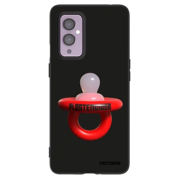 Picasee silikonski črni ovitek za OnePlus 9 - Le Dudel