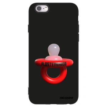 Picasee silikonski črni ovitek za Apple iPhone 6/6S - Le Dudel