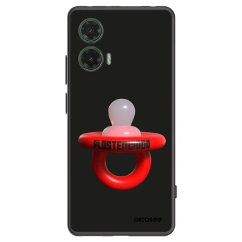 Picasee silikonski črni ovitek za Motorola Moto G35 5G - Le Dudel