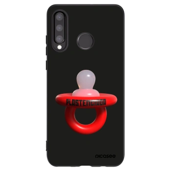 Picasee silikonski črni ovitek za Huawei P30 Lite - Le Dudel