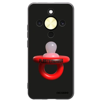 Picasee silikonski črni ovitek za Honor Magic8 Lite 5G - Le Dudel