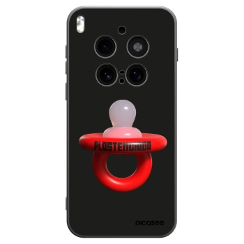 Picasee silikonski črni ovitek za Vivo X300 Pro - Le Dudel