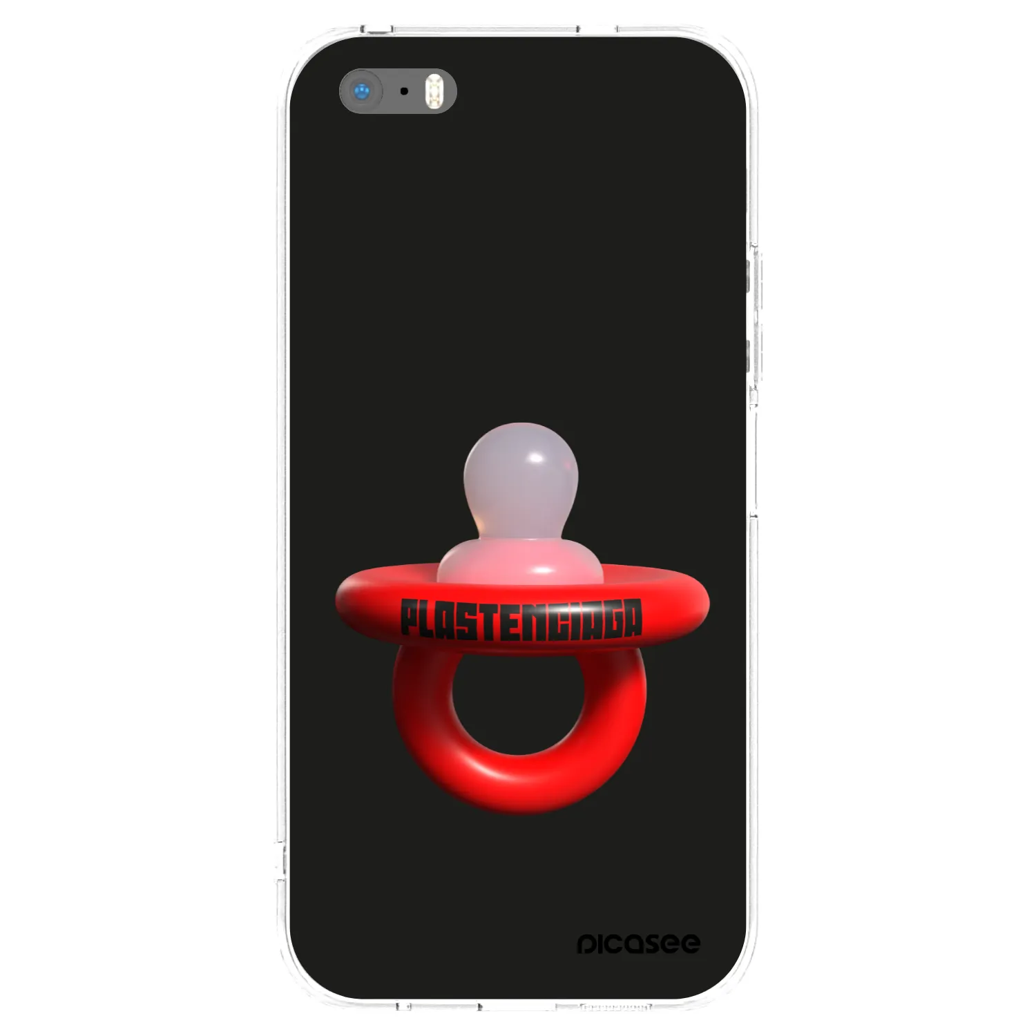 Picasee silikonski prozorni ovitek za Apple iPhone 5/5S/SE - Le Dudel