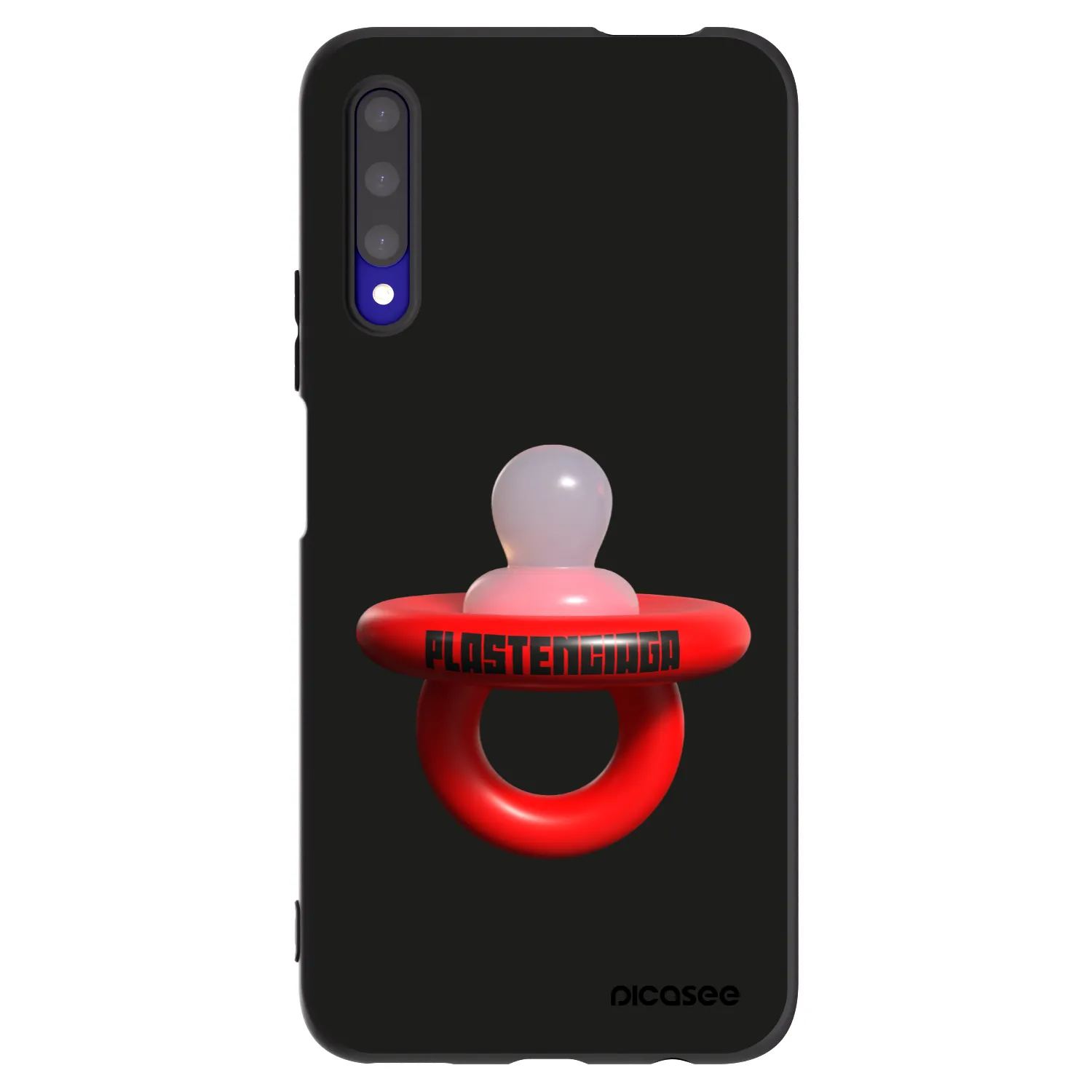 Picasee silikonski črni ovitek za Honor 9X Pro - Le Dudel