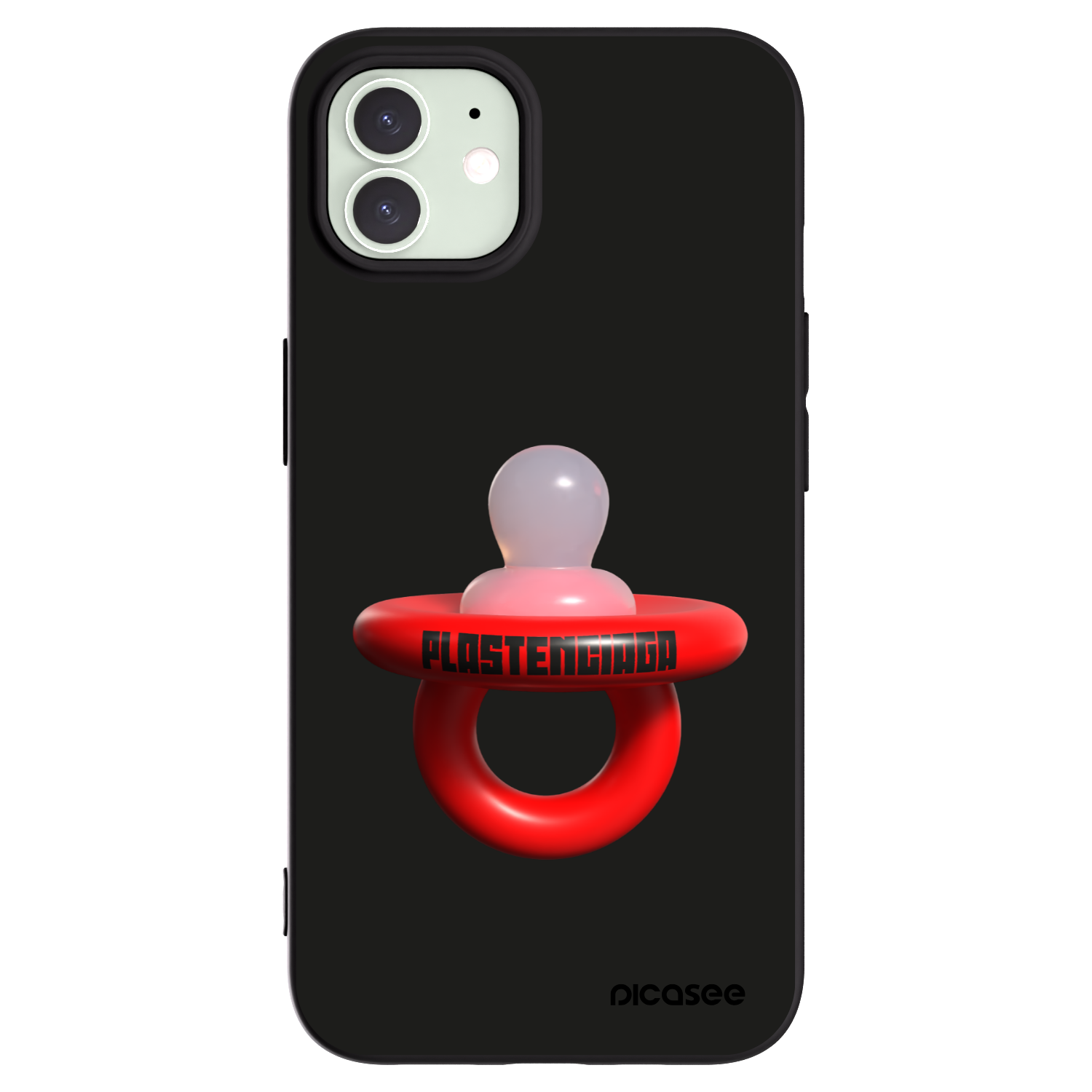 Picasee silikonski črni ovitek za Apple iPhone 12 - Le Dudel
