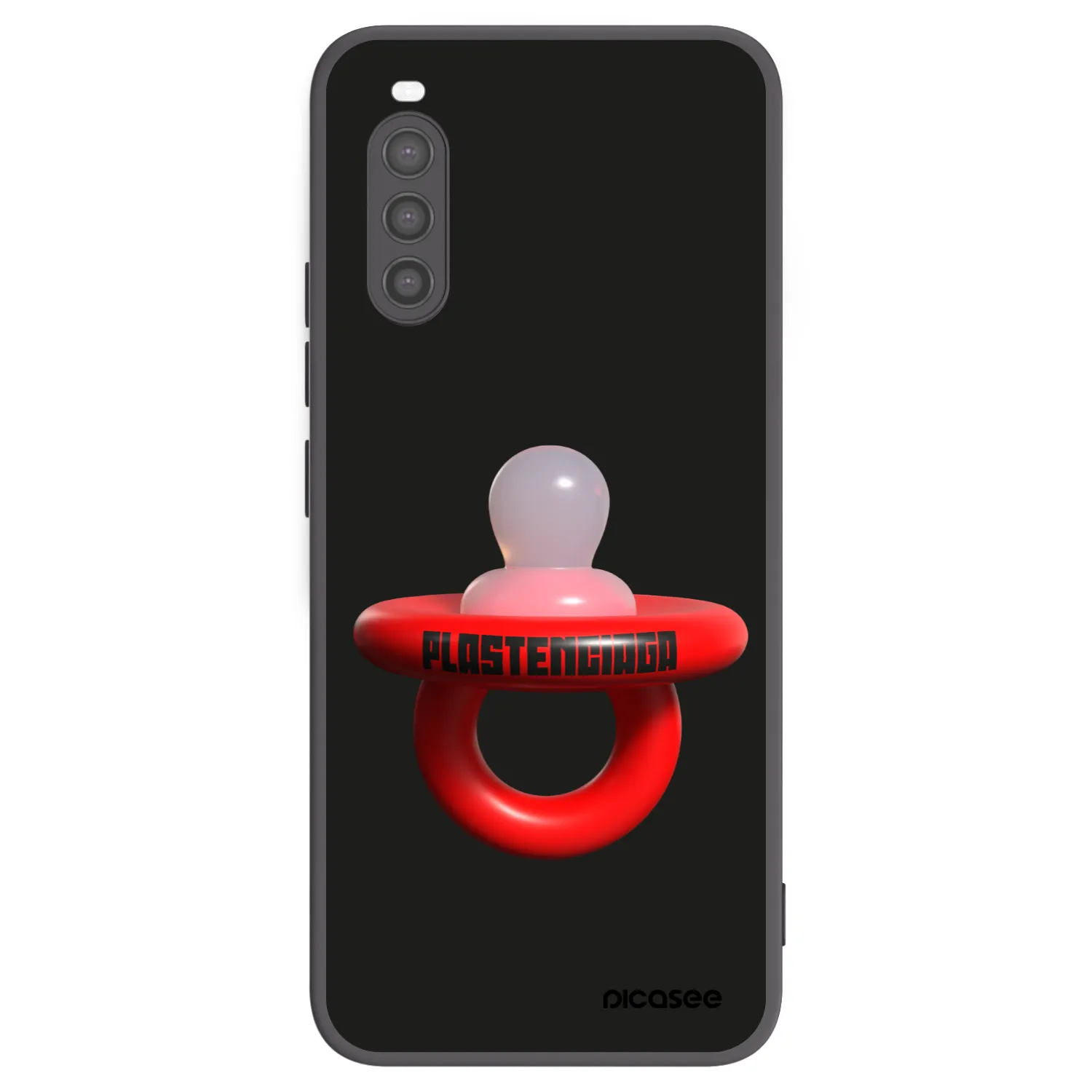 Picasee silikonski črni ovitek za Sony Xperia 10 II - Le Dudel