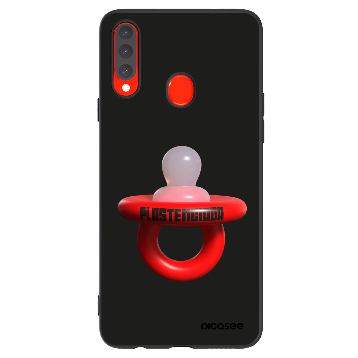 Picasee silikonski črni ovitek za Samsung Galaxy A20s - Le Dudel