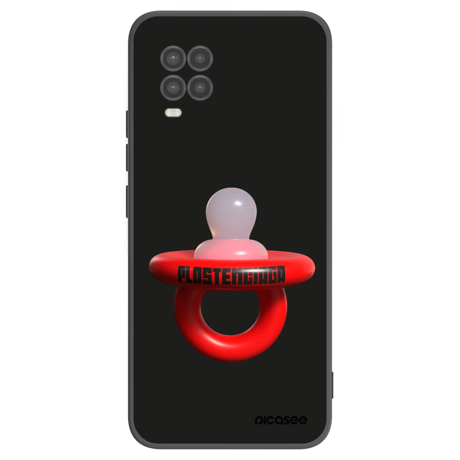 Picasee silikonski črni ovitek za Xiaomi Mi 10 Lite - Le Dudel