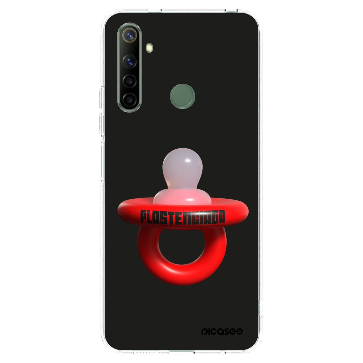 Picasee silikonski prozorni ovitek za Realme 6i - Le Dudel