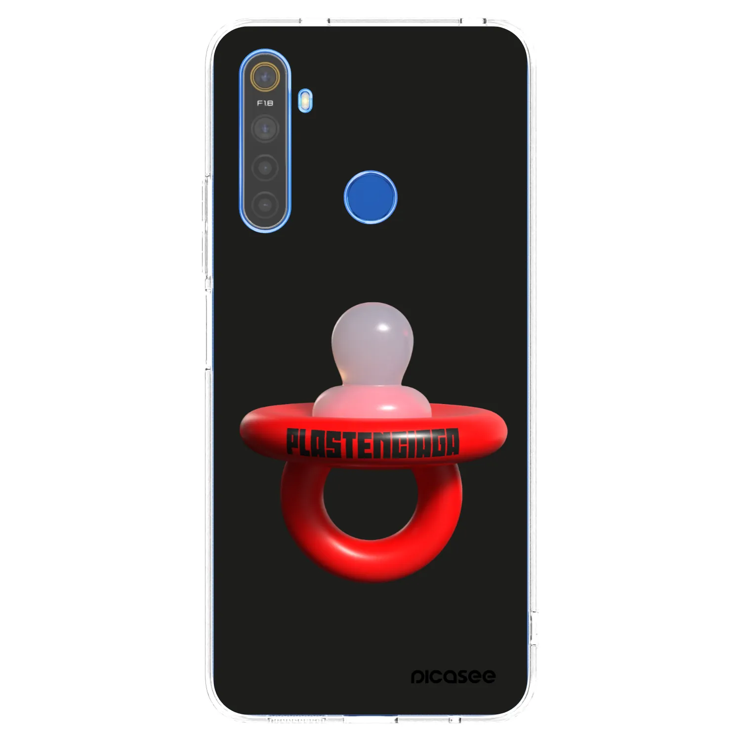Picasee silikonski prozorni ovitek za Realme 5 - Le Dudel