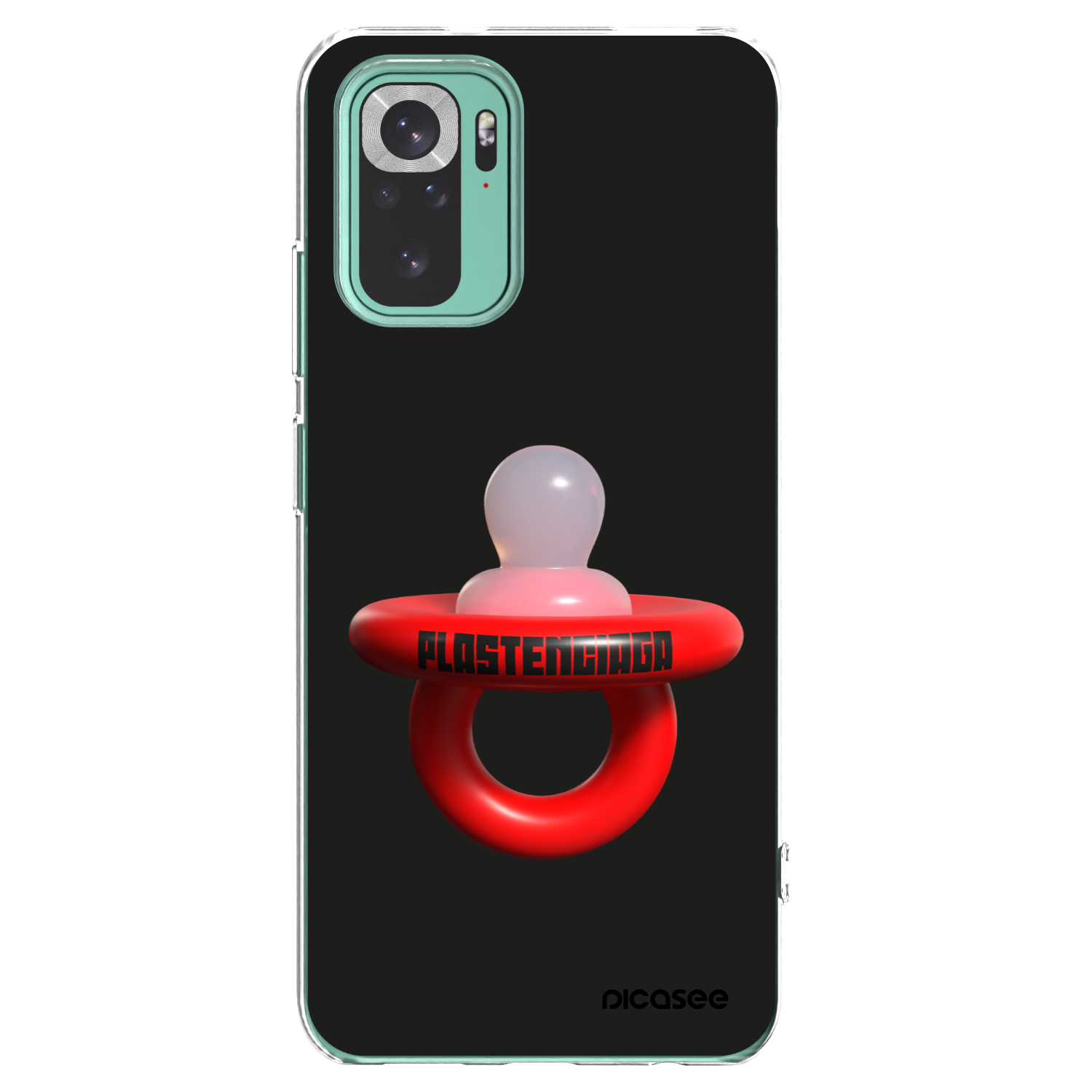 Picasee silikonski prozorni ovitek za Xiaomi Redmi Note 10 Pro - Le Dudel