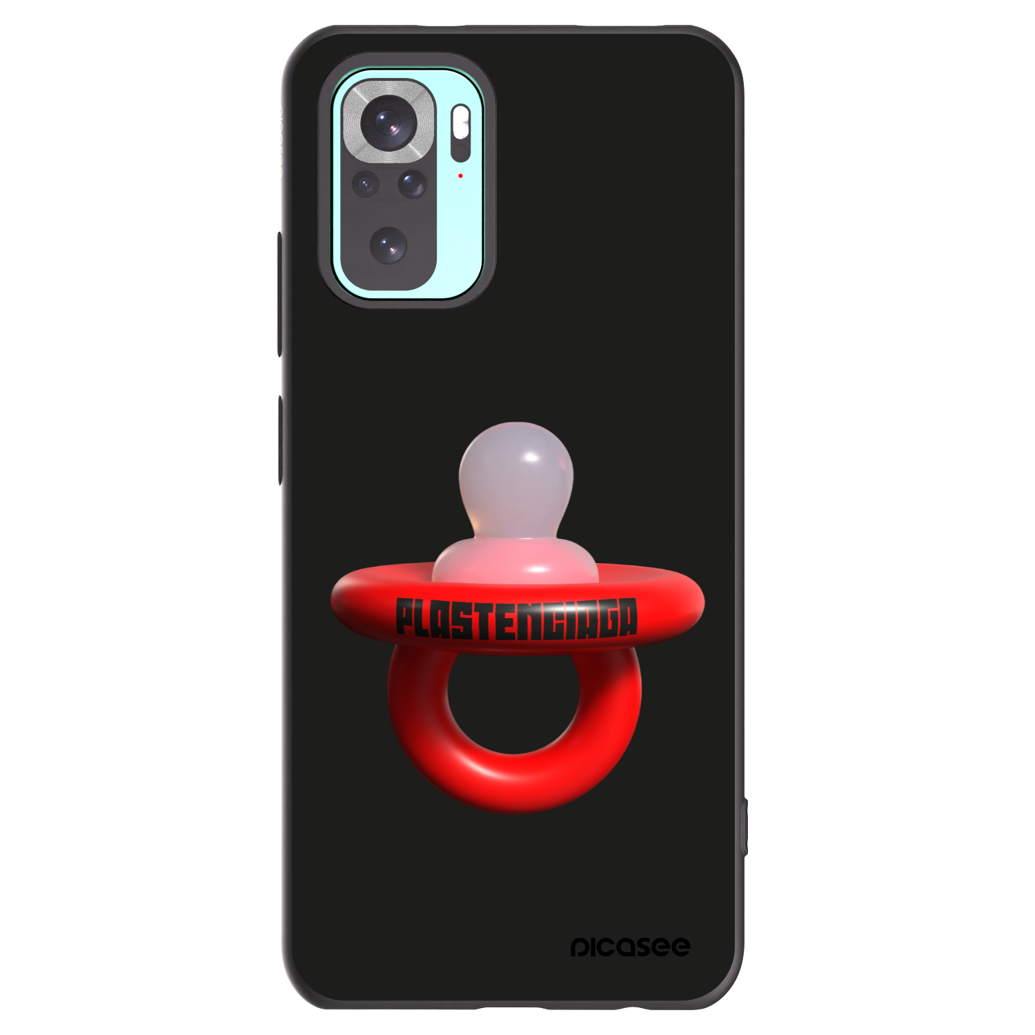 Picasee silikonski črni ovitek za Xiaomi Redmi Note 10 Pro - Le Dudel