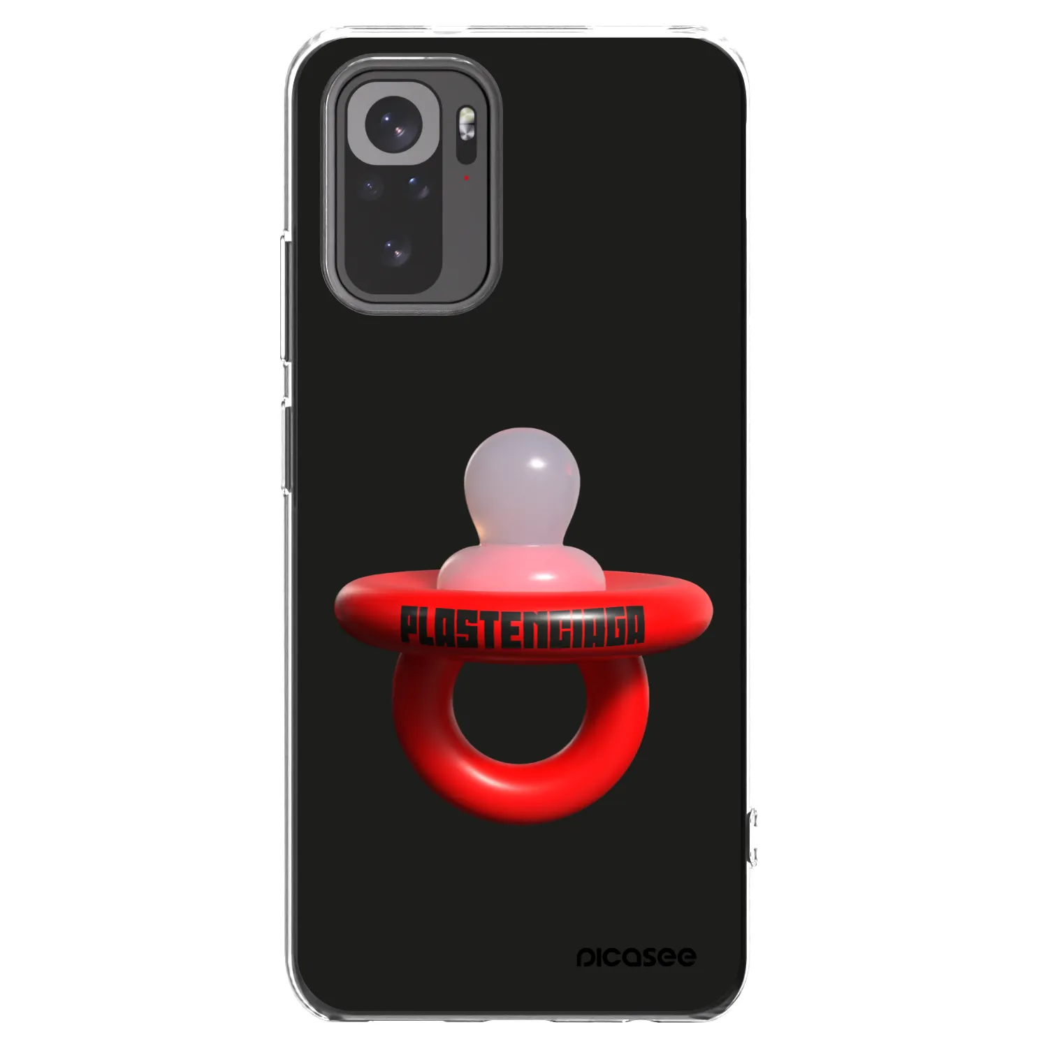 Picasee silikonski prozorni ovitek za Xiaomi Redmi Note 10S - Le Dudel