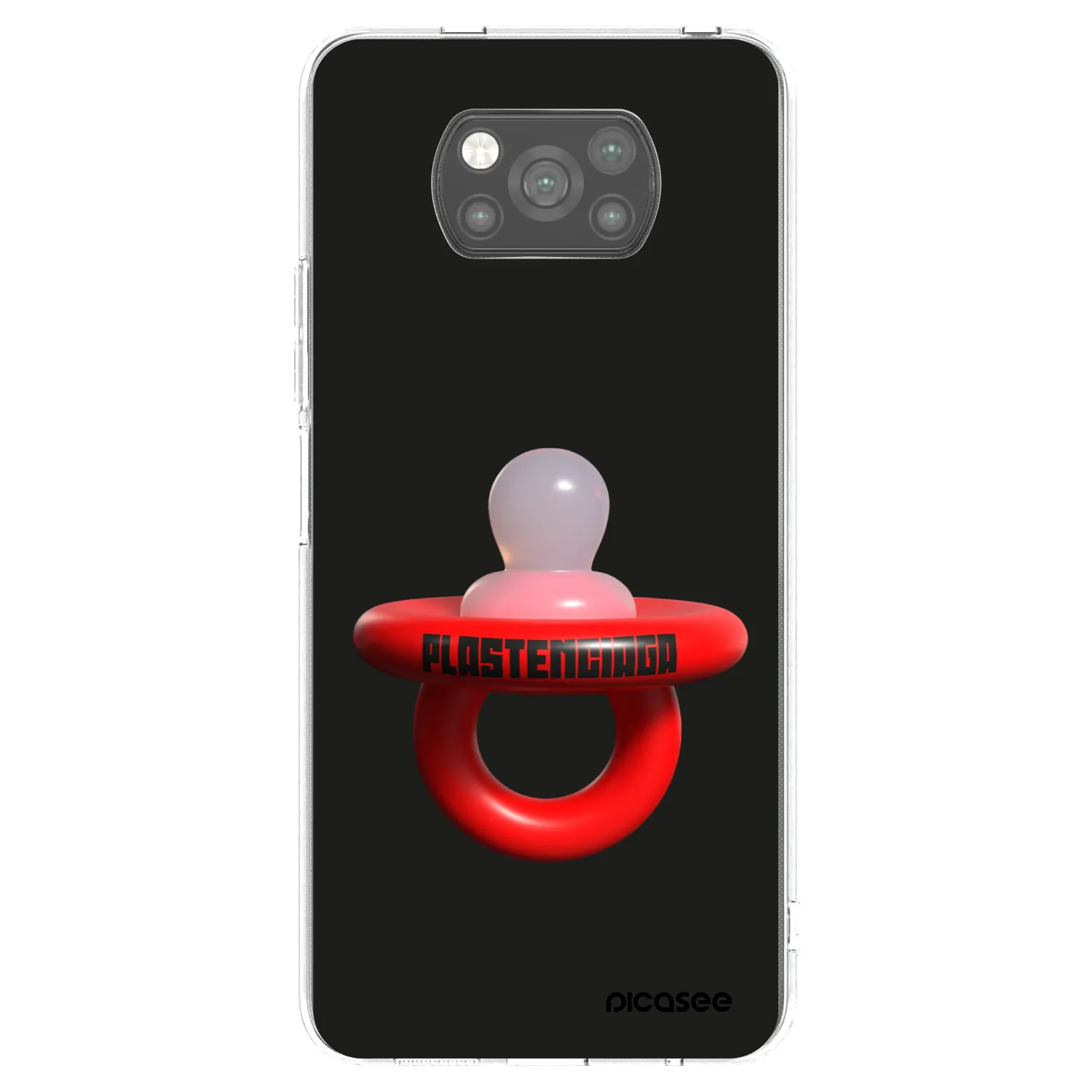 Picasee silikonski črni ovitek za Xiaomi Poco X3 Pro - Le Dudel