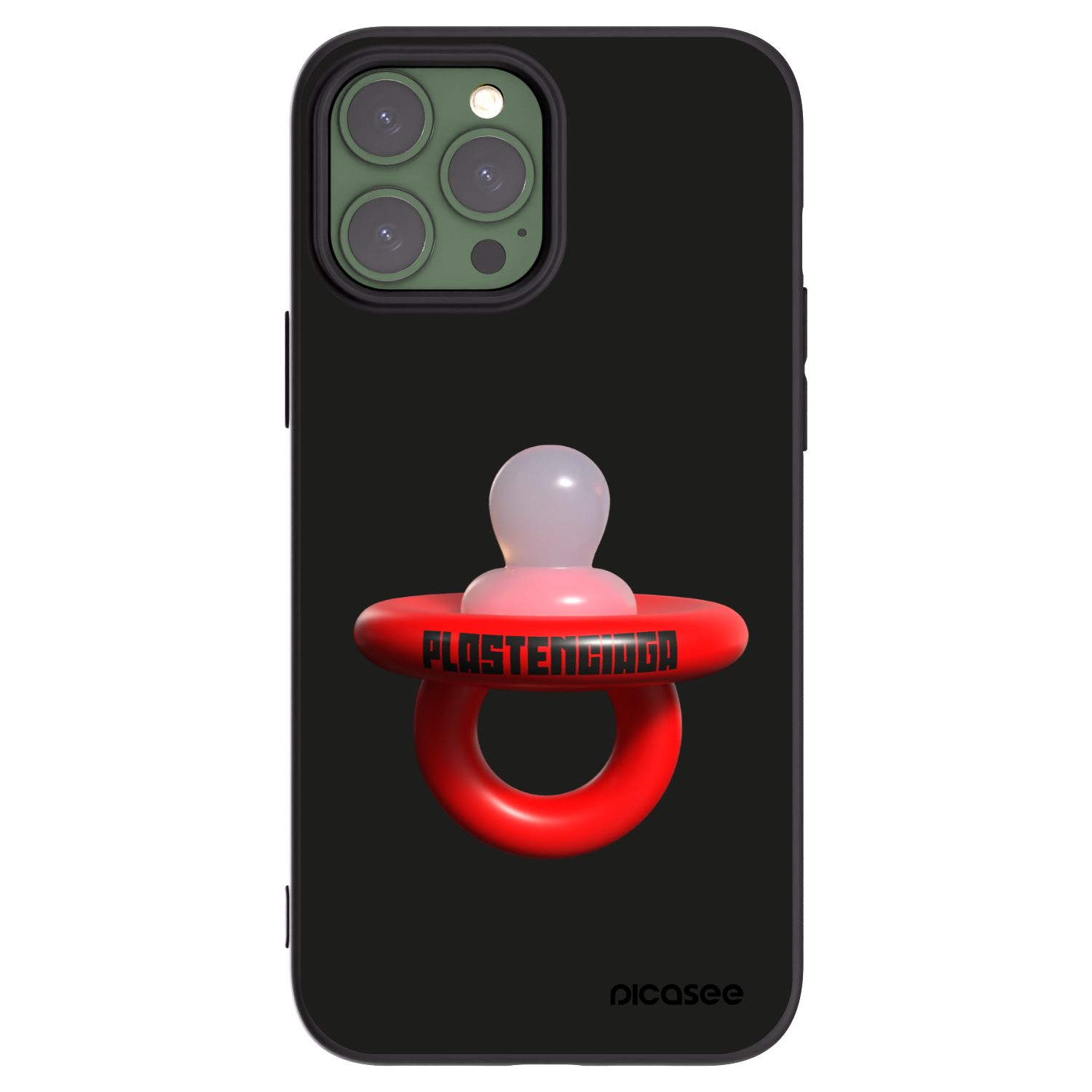 Picasee silikonski črni ovitek za Apple iPhone 13 Pro Max - Le Dudel