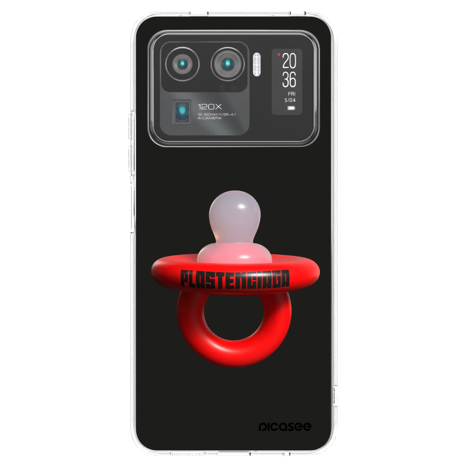 Picasee silikonski prozorni ovitek za Xiaomi Mi 11 Ultra - Le Dudel