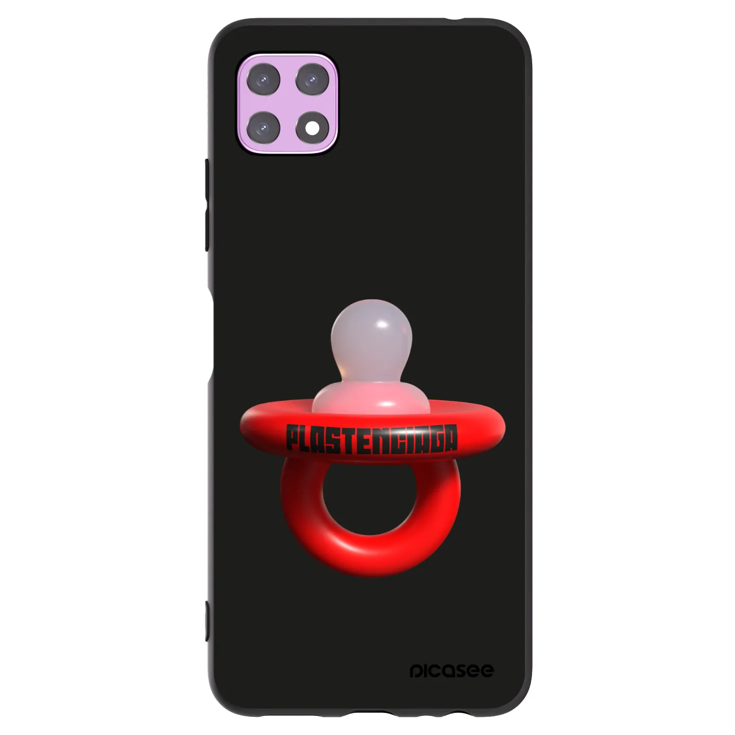 Picasee silikonski črni ovitek za Samsung Galaxy A22 A226B 5G - Le Dudel