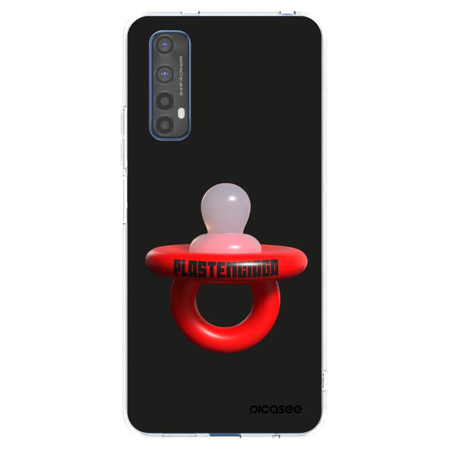 Picasee silikonski prozorni ovitek za Realme 7 - Le Dudel