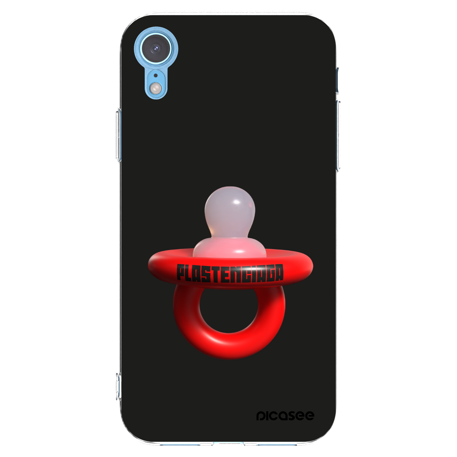 Picasee silikonski prozorni ovitek za Apple iPhone XR - Le Dudel