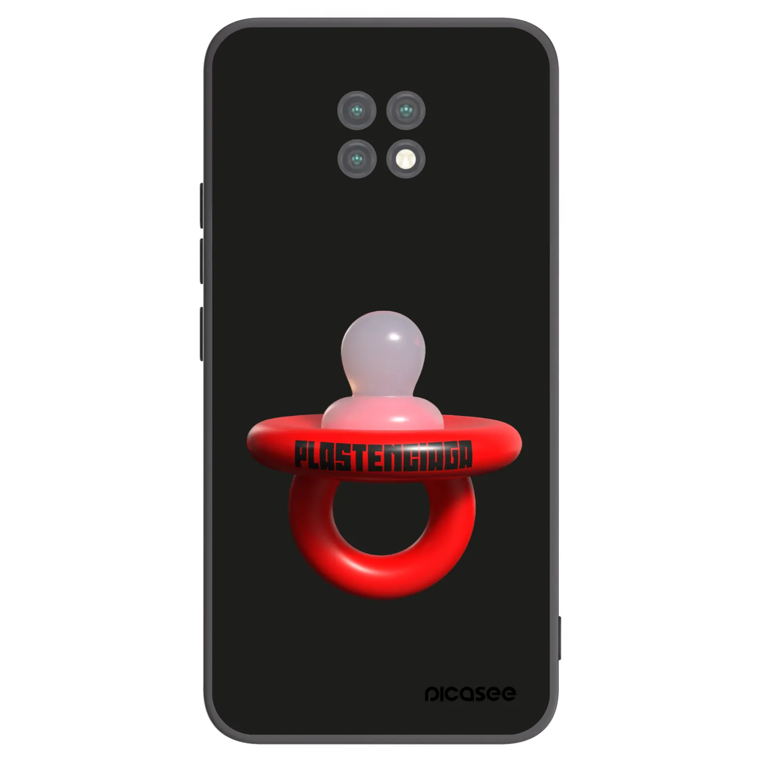 Picasee silikonski črni ovitek za Xiaomi Redmi Note 9T - Le Dudel