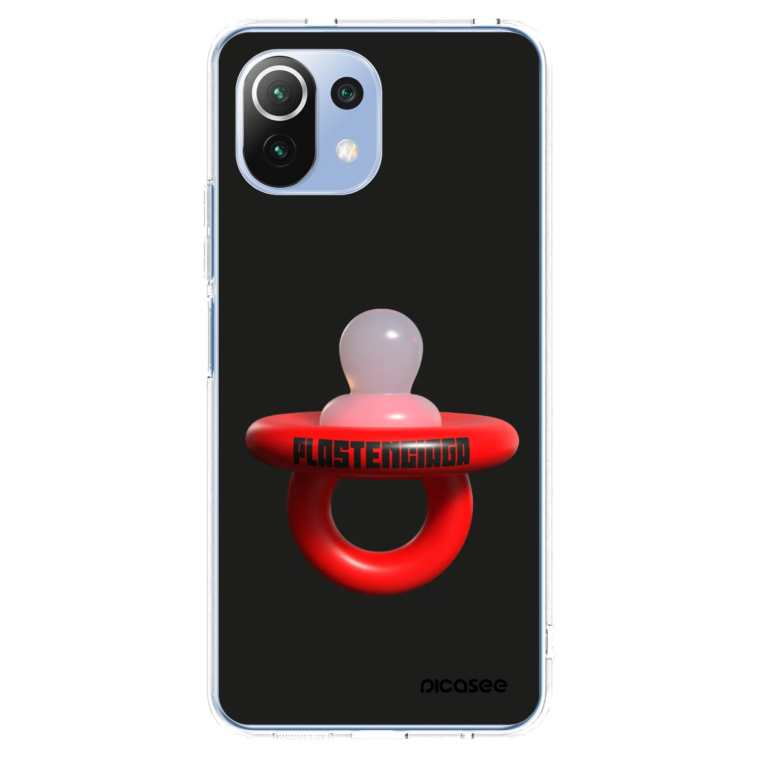 Picasee silikonski prozorni ovitek za Xiaomi 11 Lite 5G NE - Le Dudel