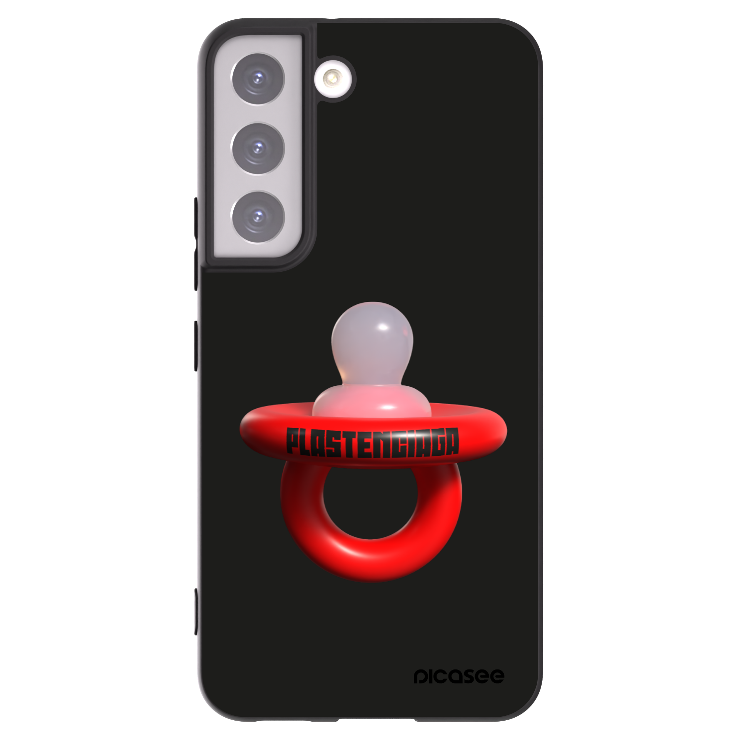 Picasee silikonski črni ovitek za Samsung Galaxy S22 5G - Le Dudel