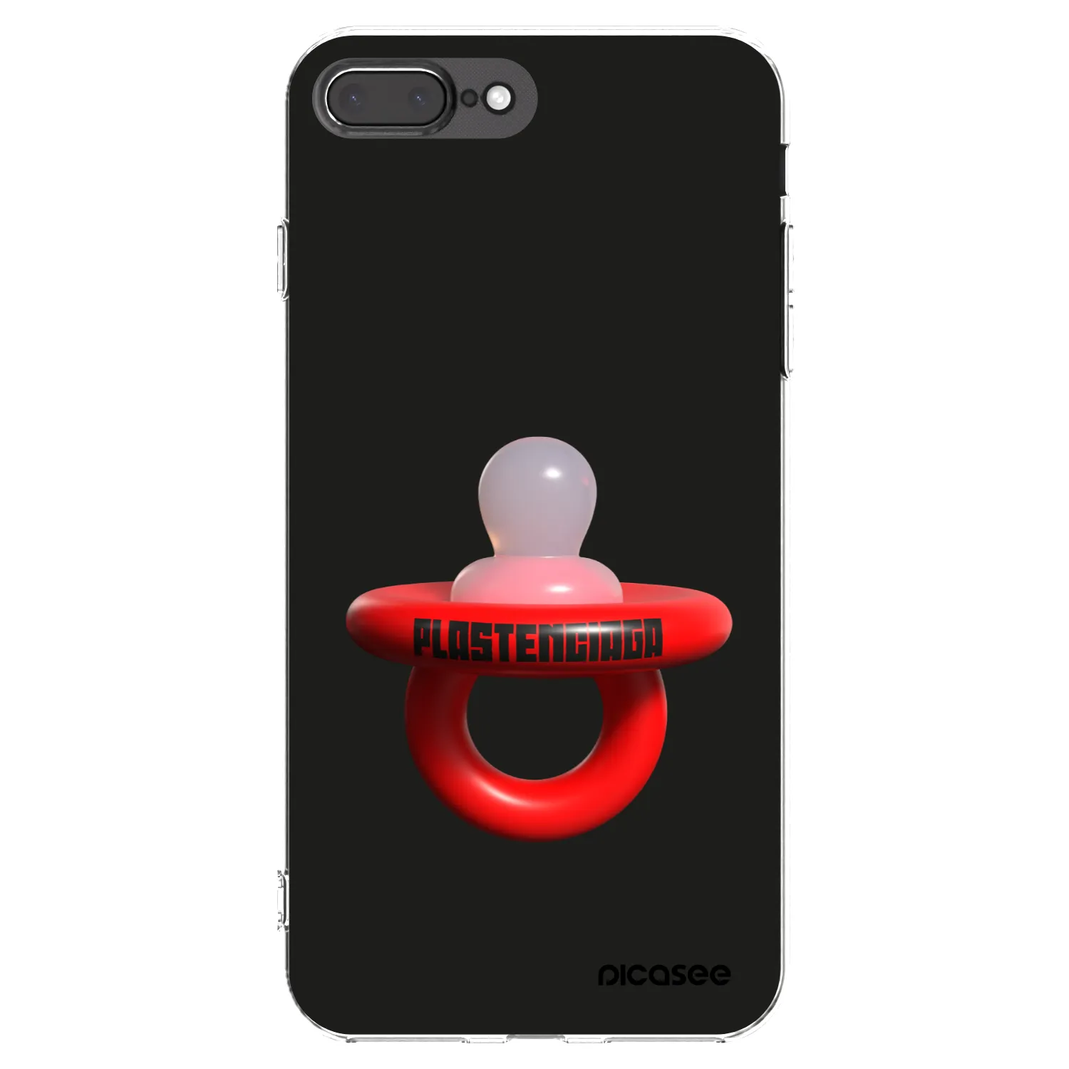 Picasee silikonski prozorni ovitek za Apple iPhone 7 Plus - Le Dudel