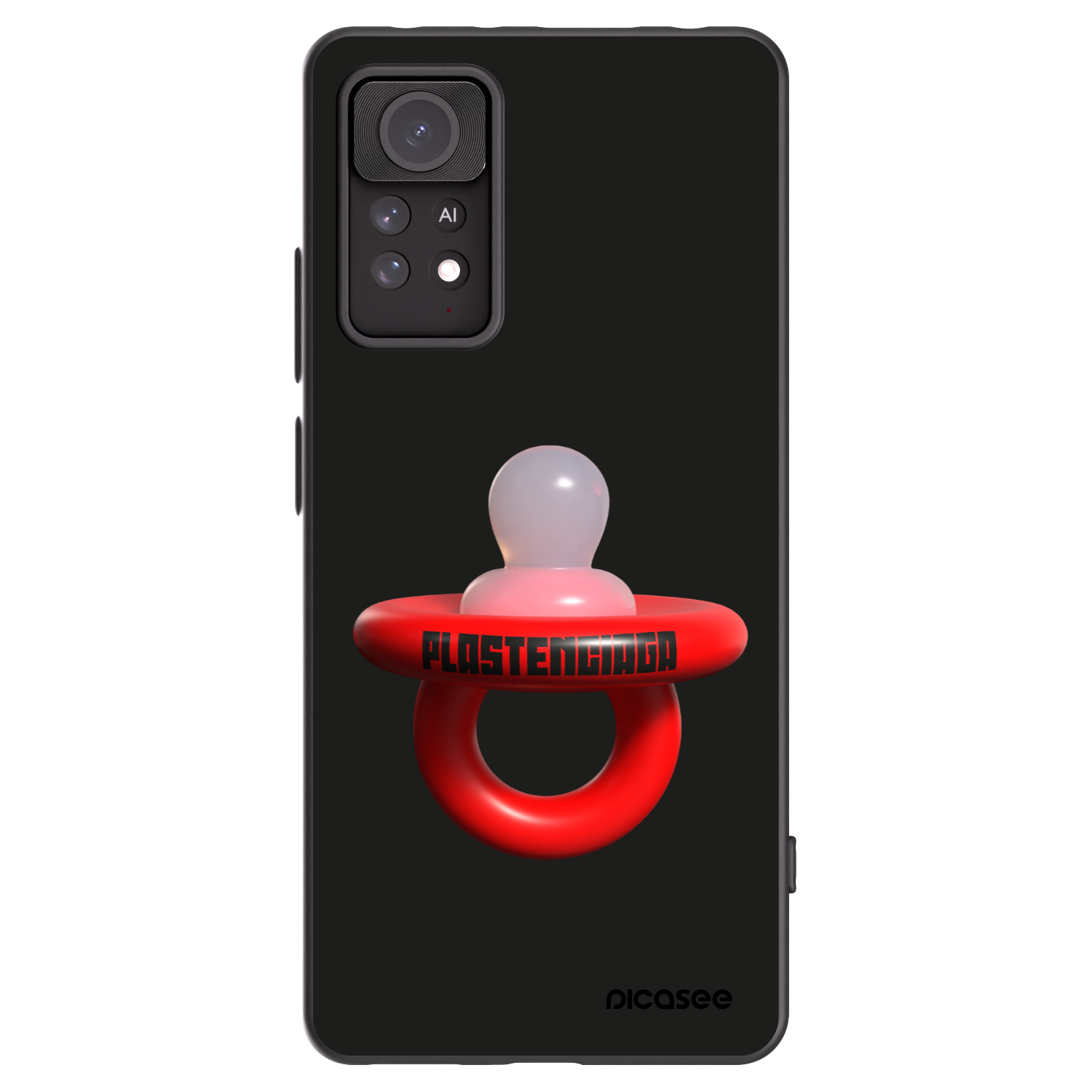 Picasee silikonski črni ovitek za Xiaomi Redmi Note 11 Pro - Le Dudel