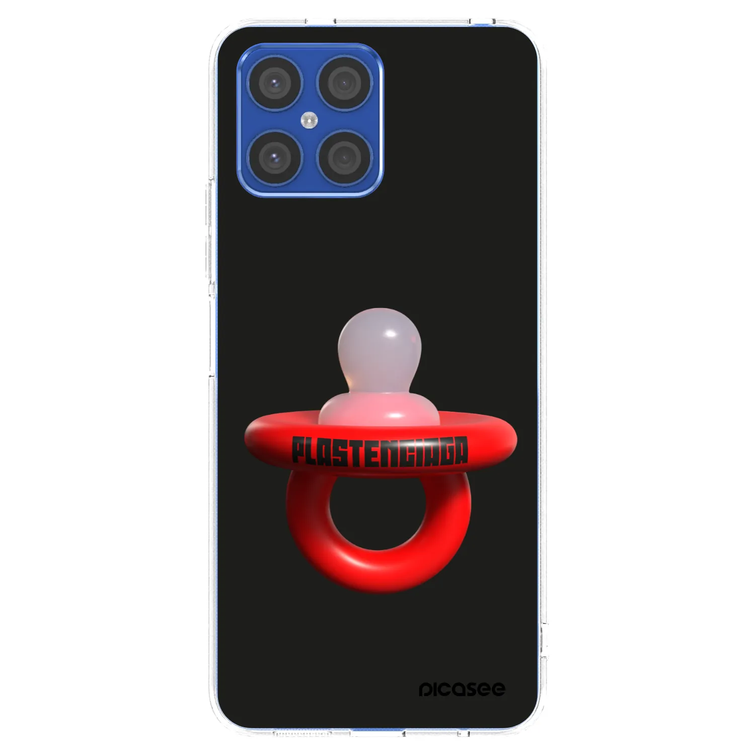 Picasee silikonski prozorni ovitek za Honor X8 4G - Le Dudel