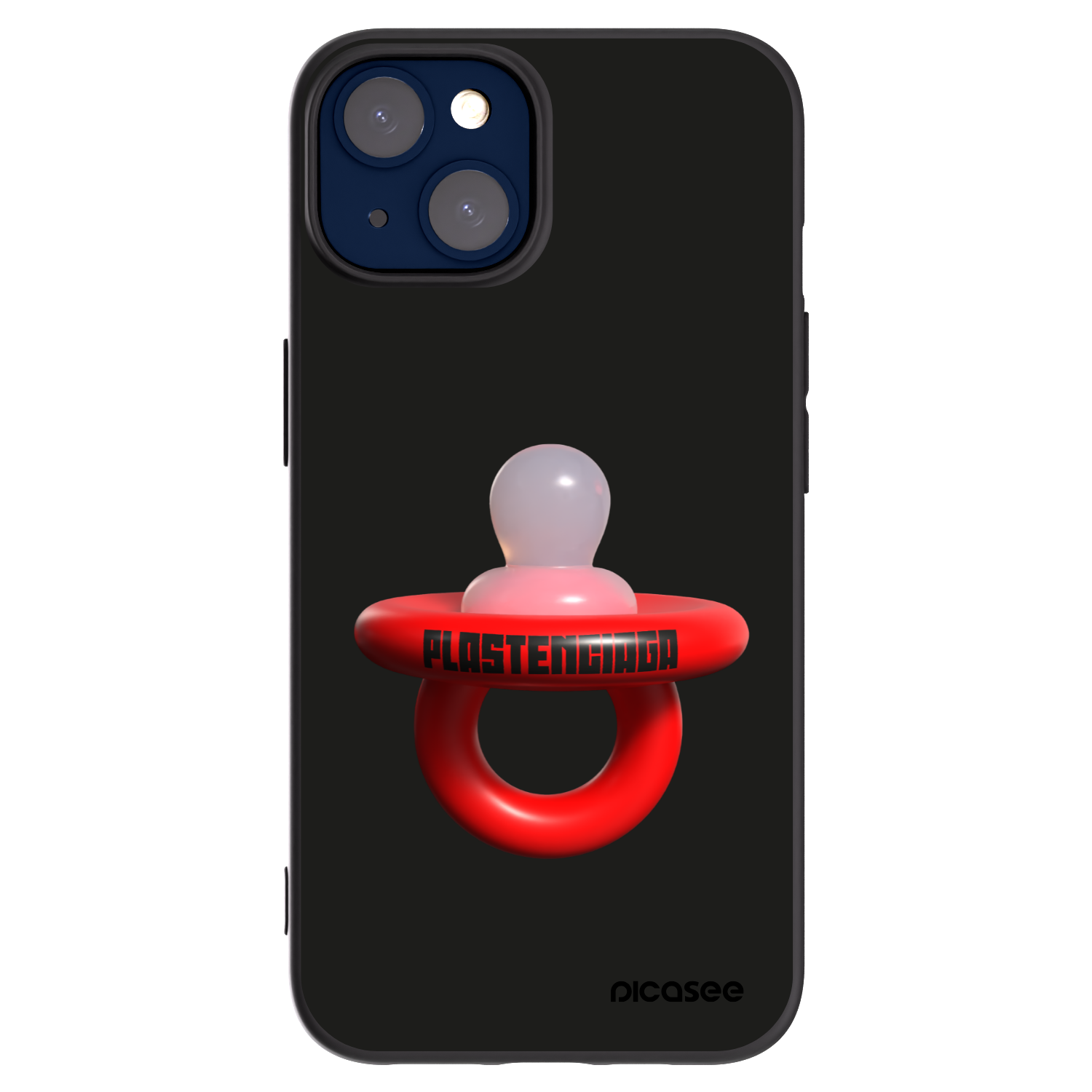 Picasee silikonski črni ovitek za Apple iPhone 14 - Le Dudel