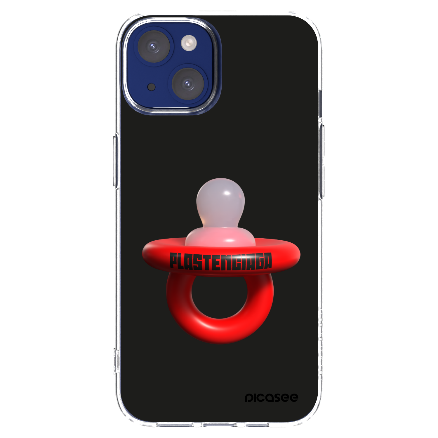 Picasee silikonski prozorni ovitek za Apple iPhone 14 - Le Dudel